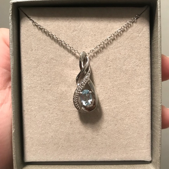 Zales Jewelry - Zales Topaz Necklace